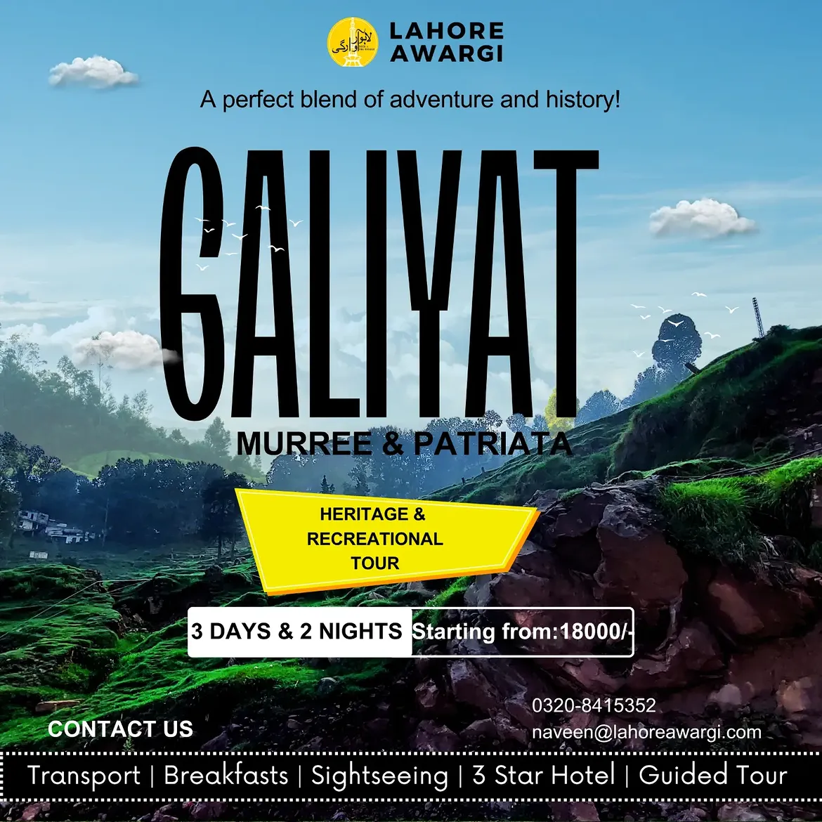 Galiyat Heritage & Recreational Tour