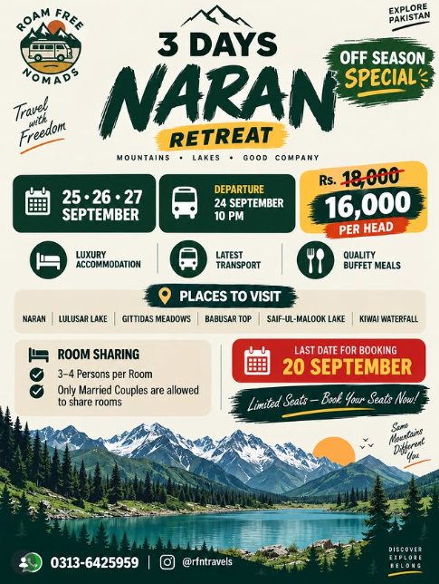 3 Days Naran Retreat