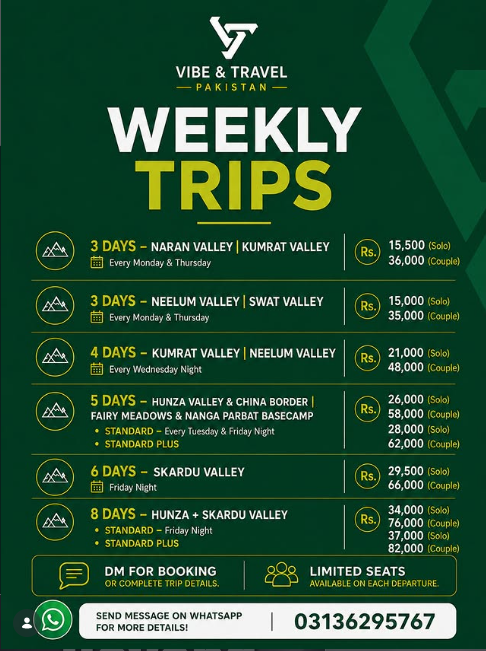 8 Days Trip to Hunza & Skardu Valley