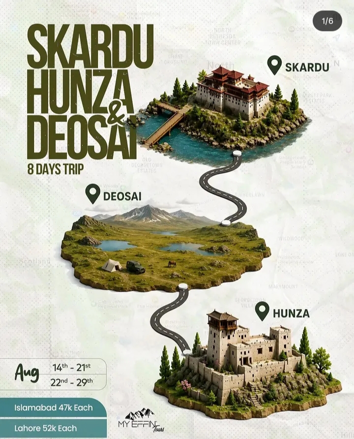 Skardu Hunza & Deosai